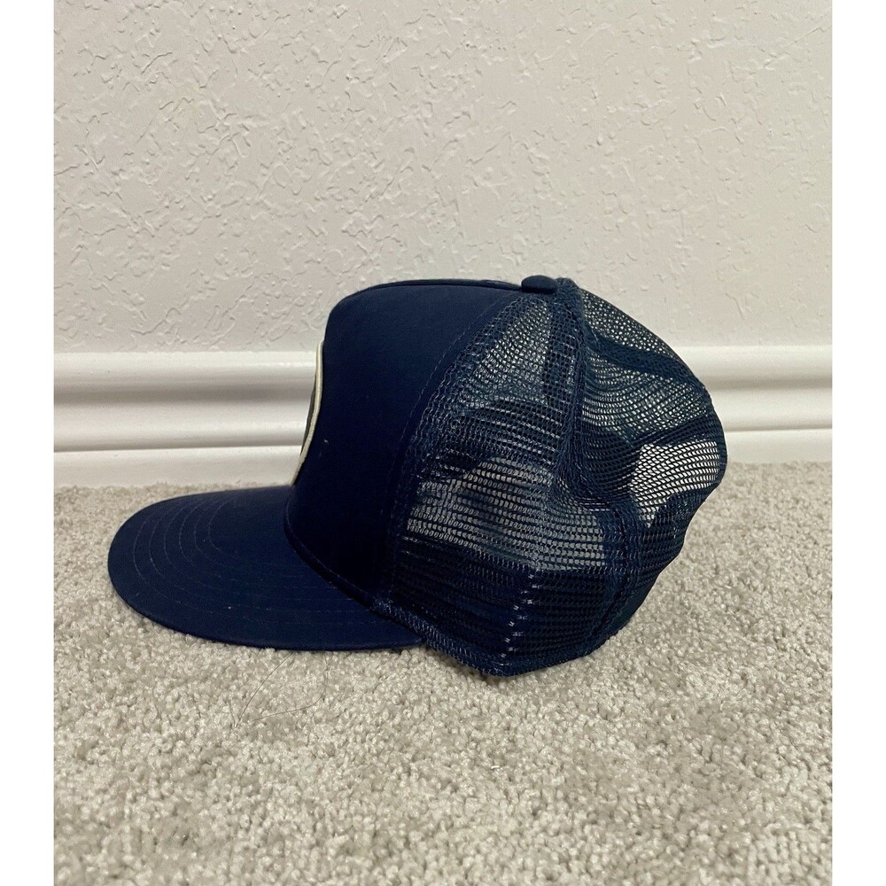 OlaKai SnapBack Hat Baseball Cap Navy Mesh One Size - Picture 4 of 5